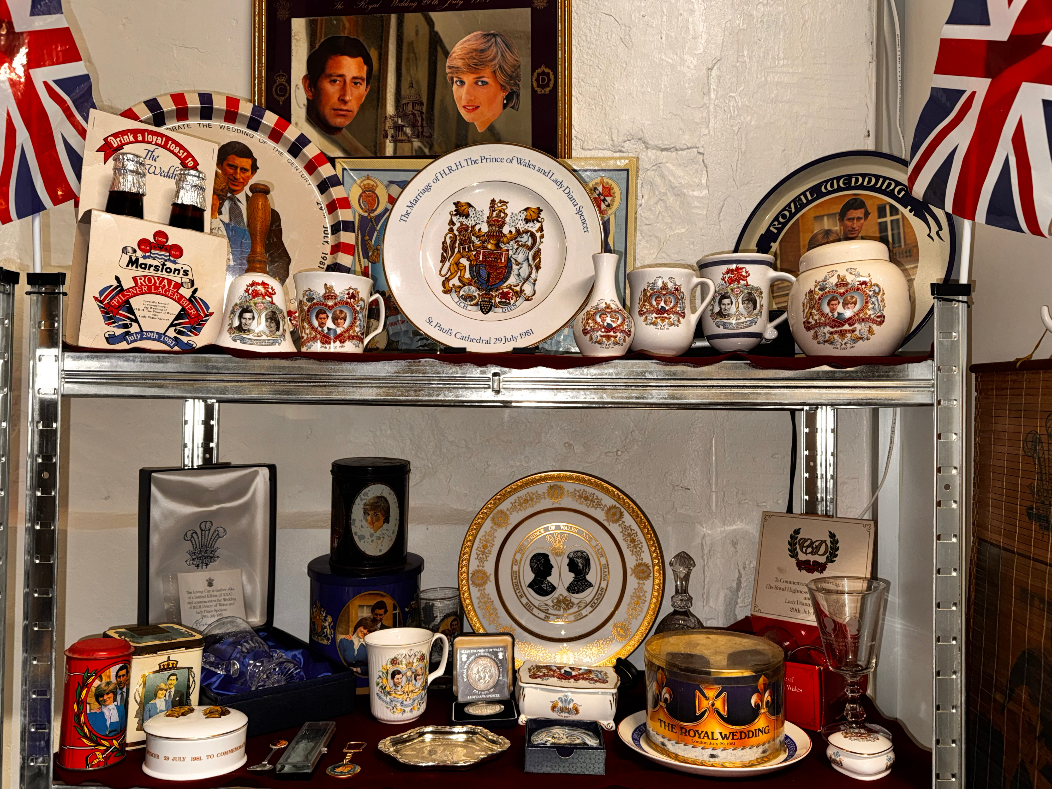 Royal memorabilia display 1