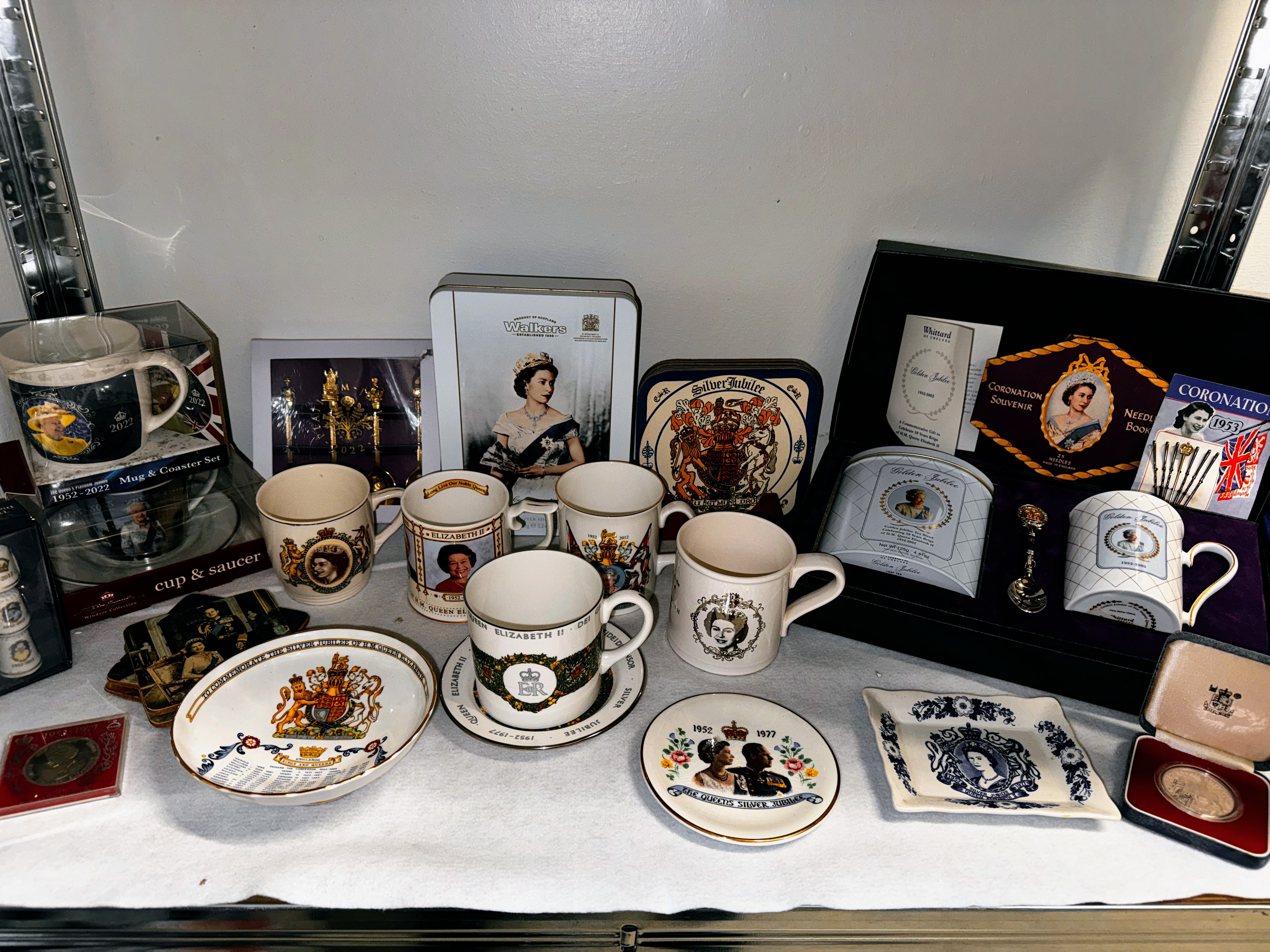 Historic memorabilia and printed royal collectibles
