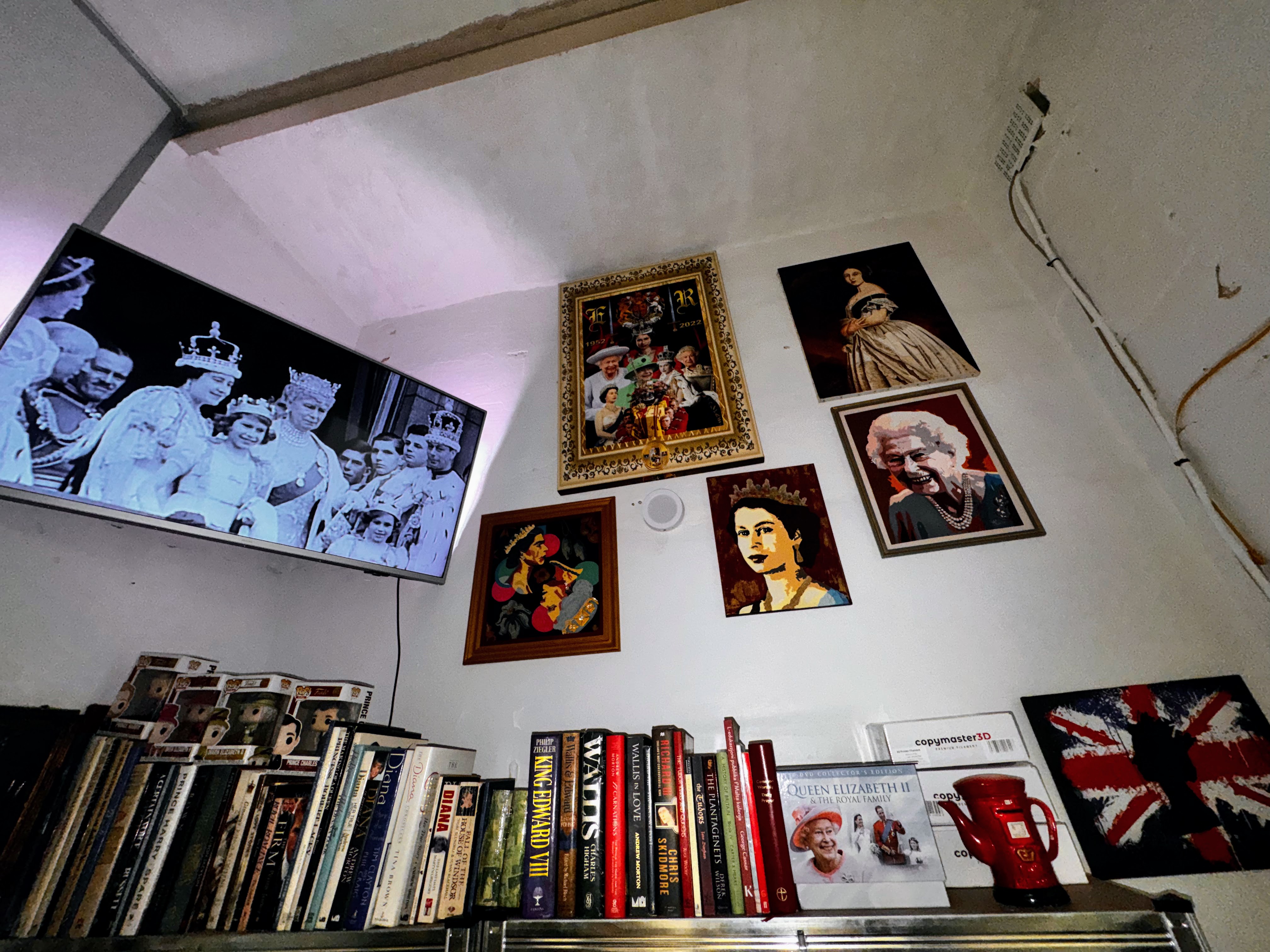 Museum gallery view of royal heritage collection